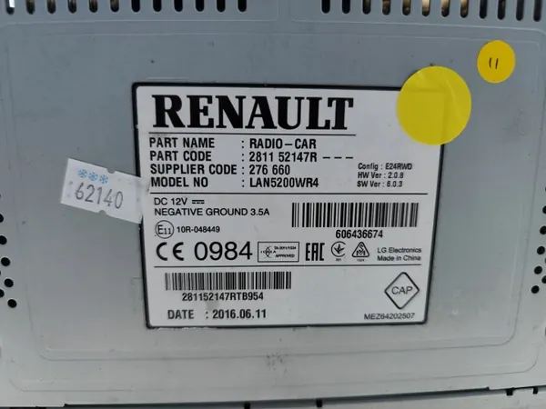 Radio Navigation OEM 281152147R pour Renault Trafic III image 7