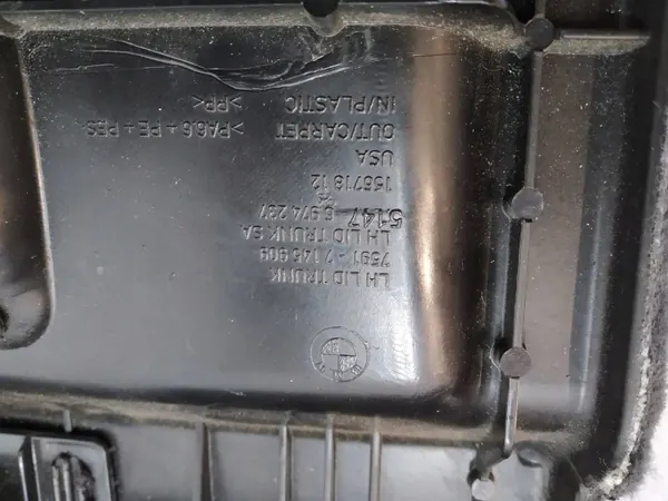 OEM 5907911281120 Garniture Latérale Coffre BMW X5 E70 image 5