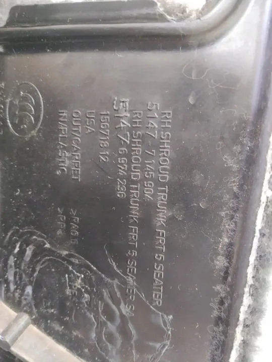 OEM 5907911281120 Garniture Latérale Coffre BMW X5 E70 image 9
