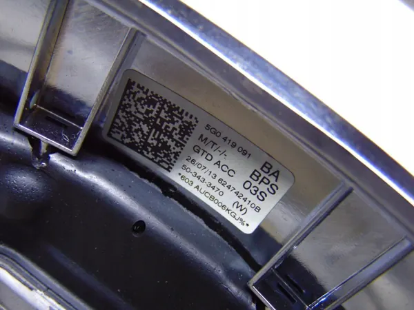 OEM 5G0419091BA Multi Leder Lenkrad VW Golf VII image 7