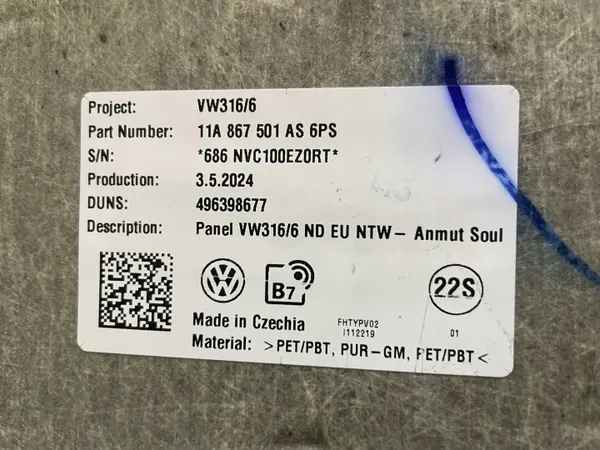 OEM 11A867501 Techo Negro para VW ID.4 image 6