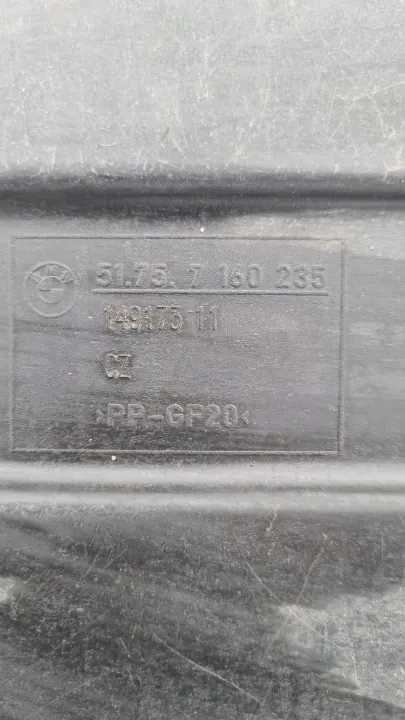 BMW X5 E70 2012 Couvre-bas boîte OEM 7160235 image 3