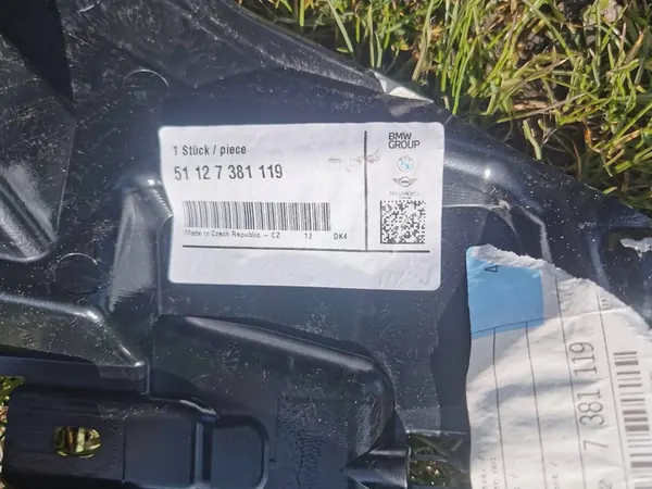 Scivolo paraurti posteriore BMW X1 F48 F49 sinistro 51127381119 image 3