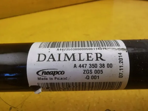 MERCEDES W447 2.2 EIXO TRASEIRO ESQUERDO DIREITO A4473503800 image 6