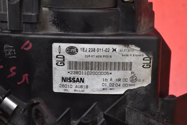 Faro Xenon Derecho OEM 26010AU81B para Nissan Primera image 7