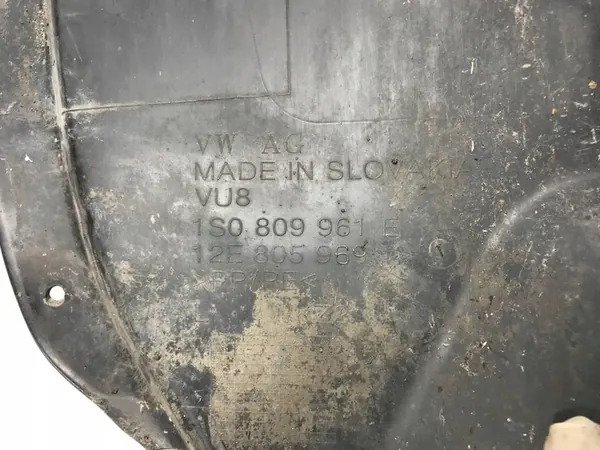 Vasen etupyörän kaari Volkswagen UP Mii Citigo 1S0809961E image 9