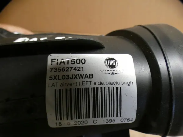 Luchtinlaatconsole FIAT 500 C 1.0L Benzine 2023 image 6