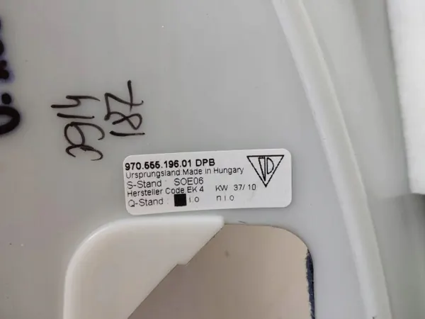 Porsche Panamera 970 Bas de Côté Arrière Gauche OEM 97055519601 image 4