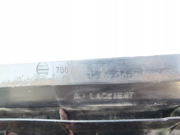 VW T4 Caravelle Multivan Metal Grill 96-03 OEM 7D0853651 image 9