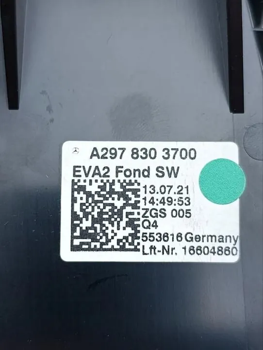 Achter ventilatierooster OEM A2978303700 Mercedes EQE image 9
