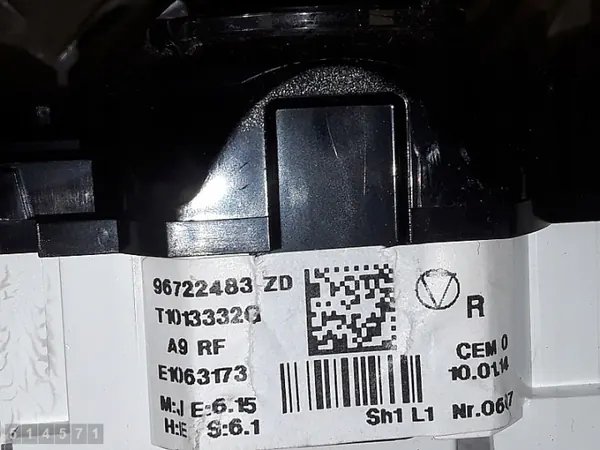 Module de climatisation Peugeot OEM 96722483zd image 4