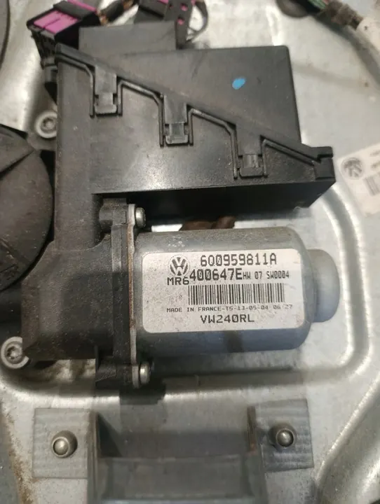 Mecanismo de levantamento de vidro traseiro esquerdo VW Polo 9N image 5
