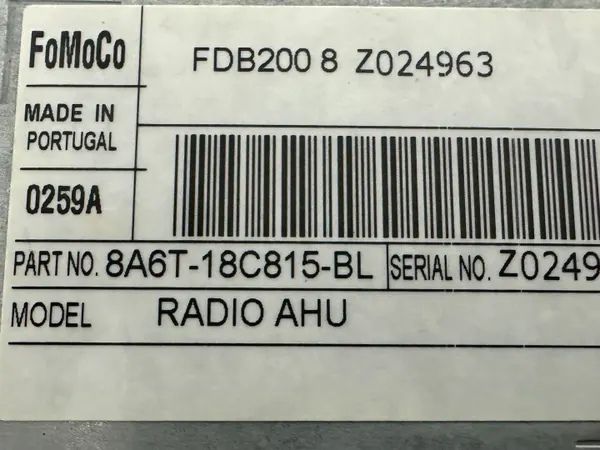 Radio FORD FIESTA MK7 OEM 8A6T-18C815-BL Usado image 10