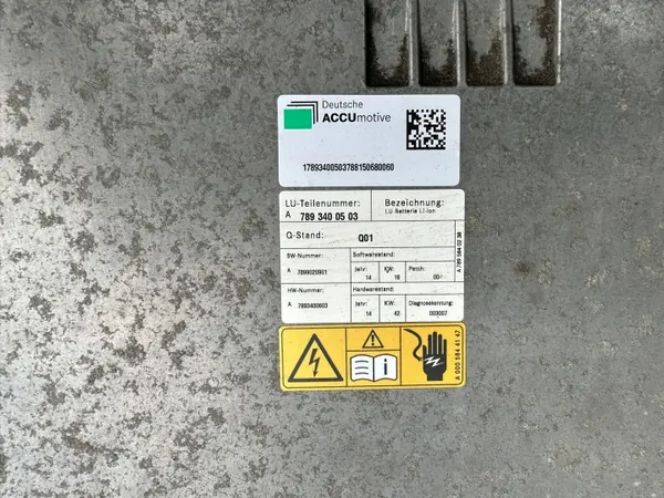 HV-accu OEM A7893400503 Mercedes C W205 Hybride image 3