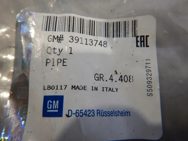 Mangueira de refrigeração OEM 39113748 para Opel Insignia A image 5