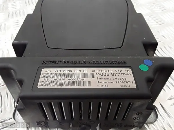 Écran d'affichage Peugeot 5008 2013 96665877zd03 image 5