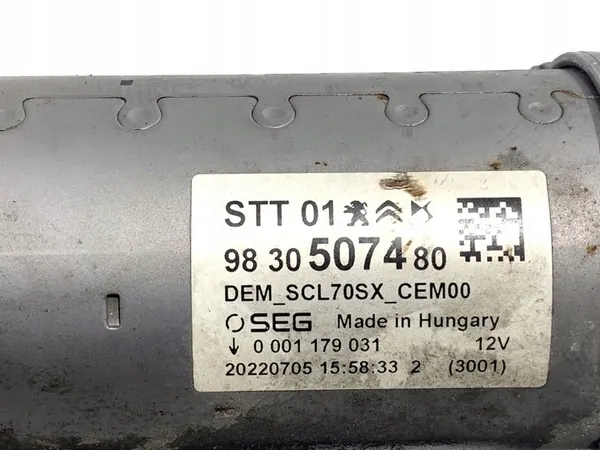 Motor de arranque PEUGEOT 308 SW III 1.2 131CV image 5