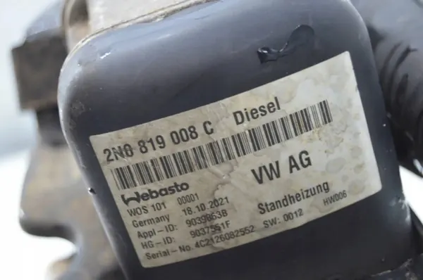 Webasto seisontalämmitin MAN TGE VW Crafter 2N0819008C image 5