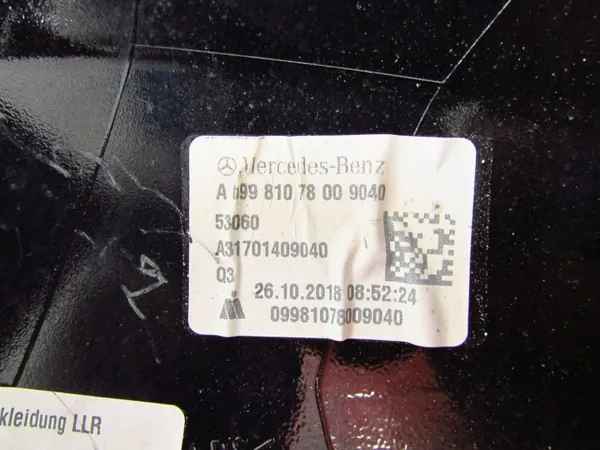 Cache Miroir Mercedes OEM A0998107800 Droit Noir image 7