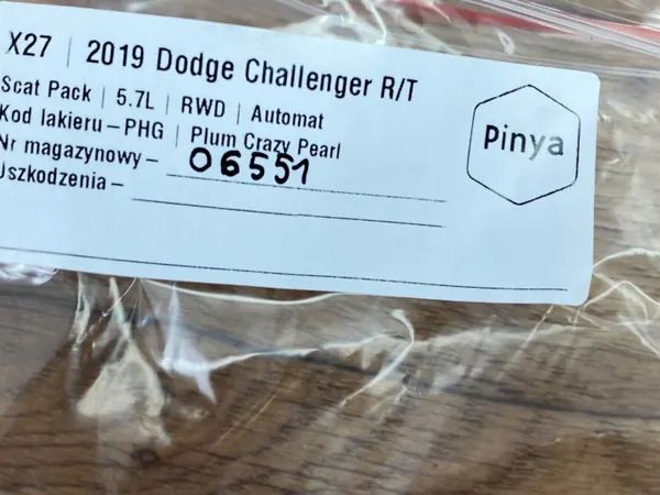 Réflecteur de pare-chocs OEM 68195796AB Dodge Challenger image 5