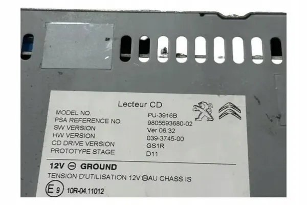 Begagnad CD-byttare OEM PU3916B för Peugeot 308 SW image 9