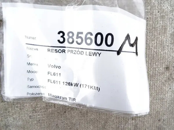 Etuvasen jousi OEM LORK-717-542128 Volvo FL6 image 7