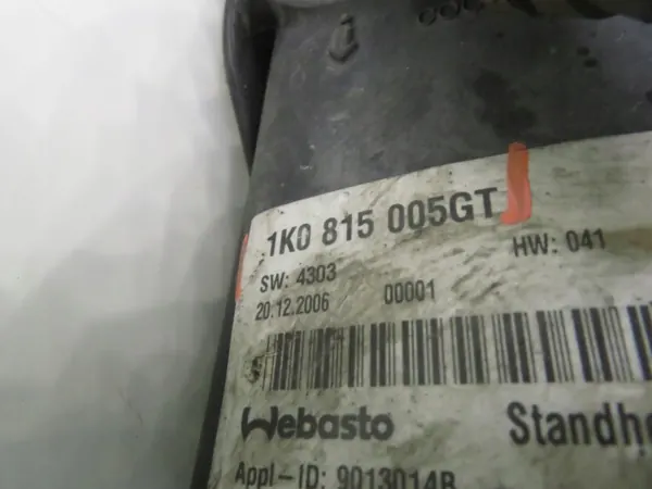Aquecedor Webasto usado OEM 1K0815005GT para VW image 10