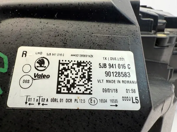 LÂMPADA XENON DIREITA DIANTEIRA SKODA RAPID 5JA LIFT image 3