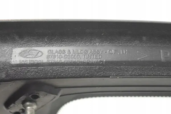 Vidro lateral traseiro esquerdo OEM 87810D3000 Hyundai Tucson image 3