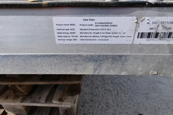 MG4 65kW Akku OEM EU169A64S - Käytetty image 6
