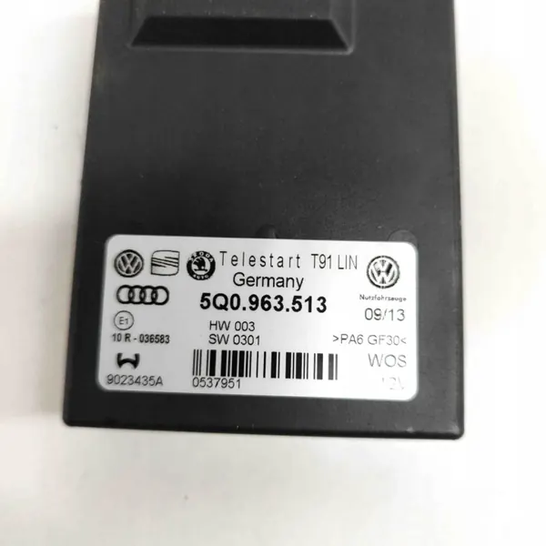 Módulo aquecedor auxiliar VW OEM 5Q0963513 - Usado image 6