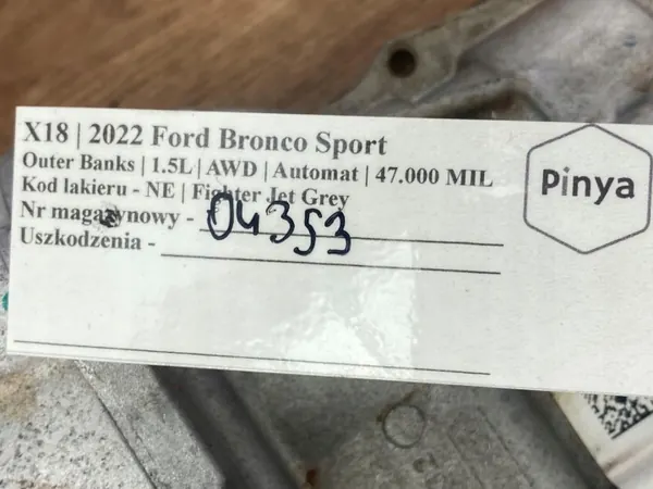 Reductor de caja Ford Bronco Sport Kuga Escape 2020+ image 9