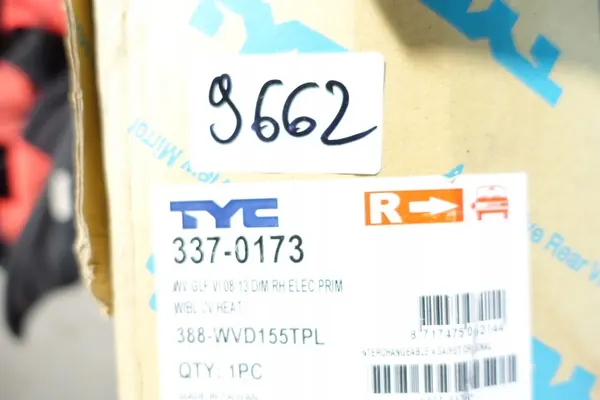 TYC 337-0173 Oikea Sivupeili VW Golf VI image 9