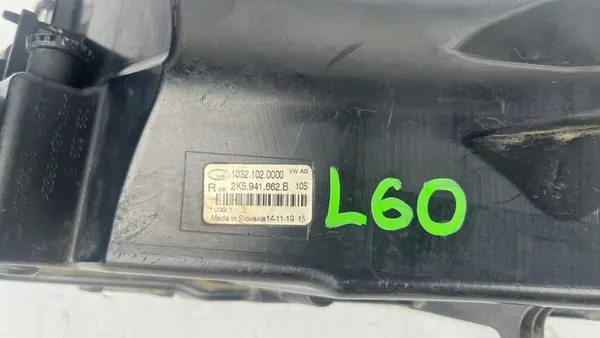 VW CADDY III LIFT FAROL HALÓGENO DIREITO 2K5941662B image 9