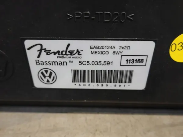OEM 5C5035591 Subwoofer Fender VW Beetle 5C image 4