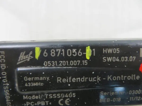 Module Pression Pneus HUF 6871056 Occasion image 4