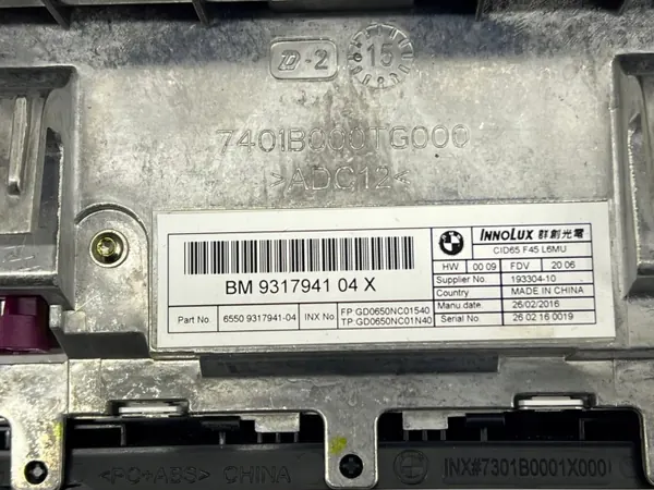 Panneau d'affichage OEM 9317941 pour BMW 2 F45 Active Tourer image 5