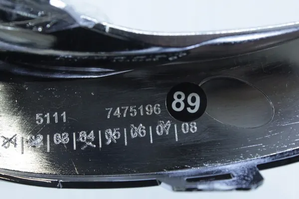 OEM 7475196 Oikea Etupuskurin Kromilista BMW image 5