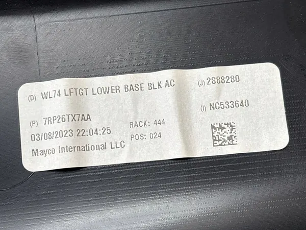 Tapis de coffre Jeep Grand Cherokee WL 2023 7RP26TX7AA image 6