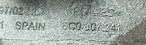 VW Polo 2015-2018 Tappo paraurti anteriore 6C0807241 image 3