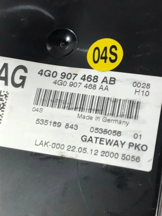 Ohjausyksikkö Audi A7 S7 4G OEM 4G0907468AB image 4