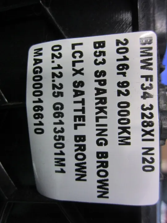 BMW 3 F34 passagerarsida handskfack brun OEM 51169239346 image 8