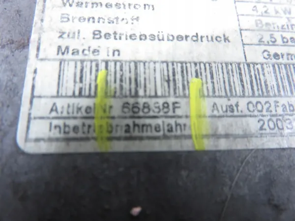 Chauffage de stationnement Webasto Thermo Top E OEM 66888F image 4