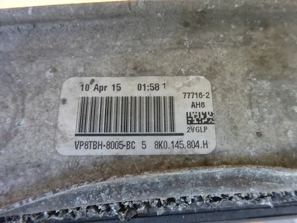 Enfriador de agua adicional AUDI Q3 8U 2.0 TDI 8K0145804H image 6