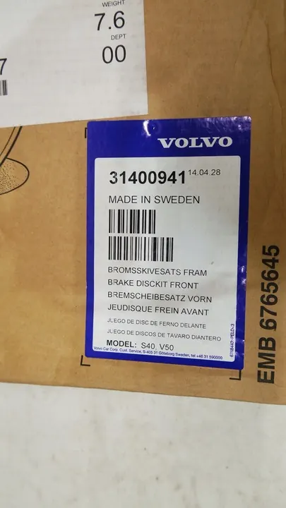 Disco de Freio 16'' Dianteiro Volvo C30 S40 image 3