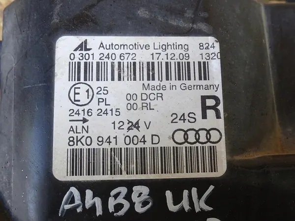 AUDI A4 B8 8K Faro Derecho Bixenon LED OEM 8K0941004D image 10