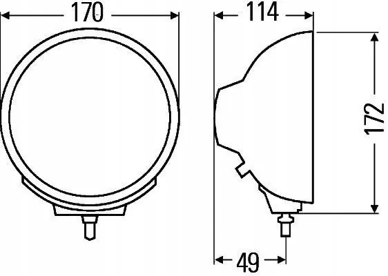 Phare de route Hella OEM 1F3 009 094-071 image 3
