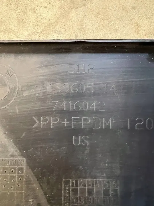 Bakre stötfångartrim BMW X3 G01 7416042 image 4