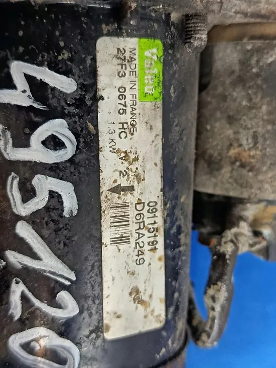 Arrancador OPEL MERIVA A 1.6 16V VALEO D6RA249 image 5