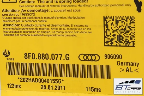 Kaarretuki Audi A5 Cabrio OEM bt-cars-11589 Käytetty image 4